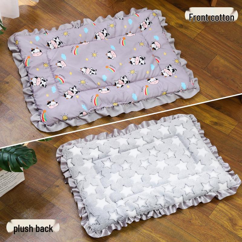 Уютное одеяло для питомца: Теплый, утолщенный спальный коврик для собак и кошек - Идеально подходит для осени и зимы