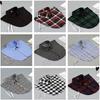 Plaid Fake Collar Shirt Women And Men Size 38 To 44 Dachable Collar Half Shirt Women Men False Collar Tie White Lapel Faux Col