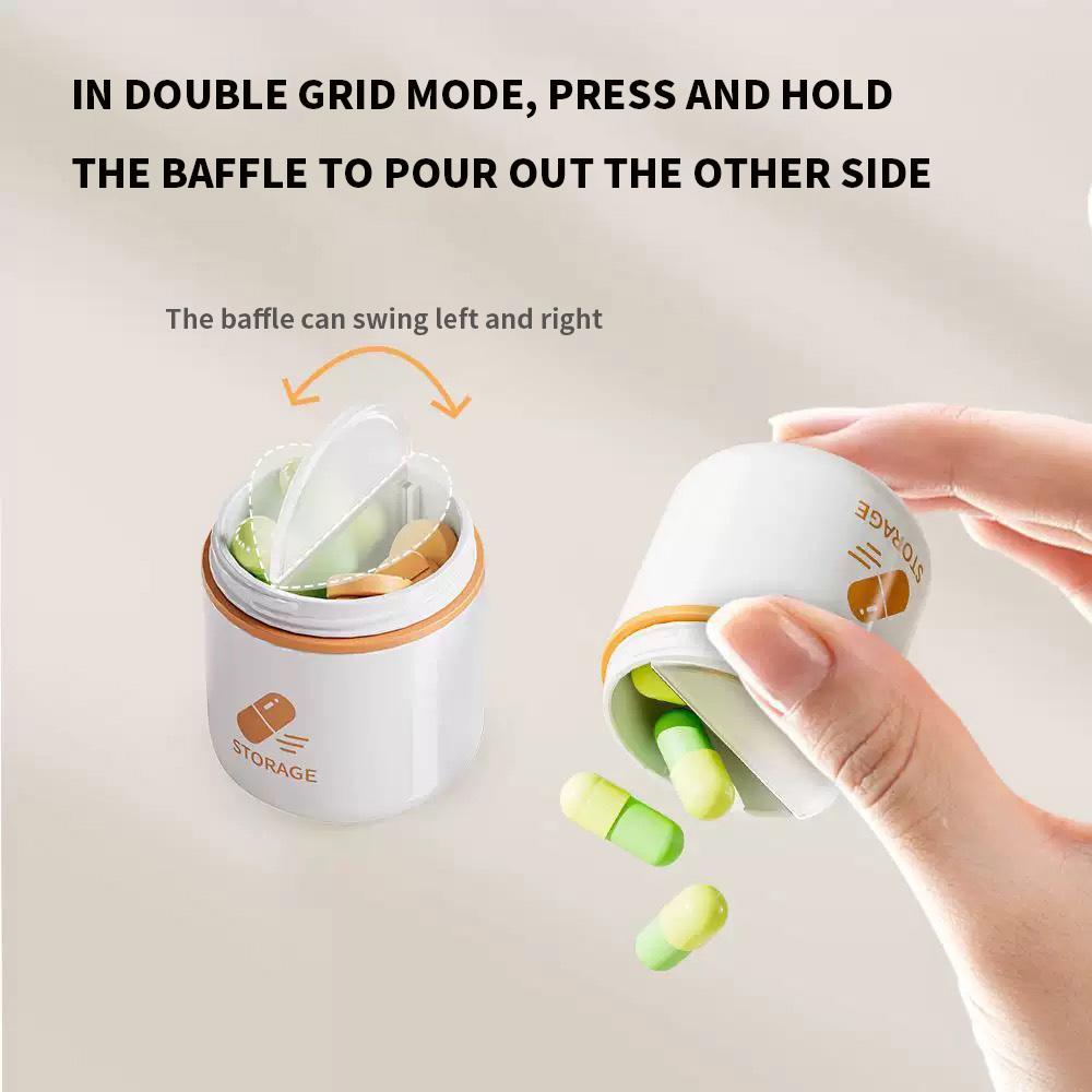 1 шт. Мини-бокс для лекарств - Компактный, Удобный, Водонепроницаемый и Влагостойкий - Домашний бокс для хранения таблеток