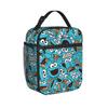 Cookies Monsters Thermal Insulated Lunch Bags for Picnic  Portable Food Container Bags Thermal Cooler Food Box