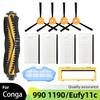 Для Cecotec Conga Excellence 990 Conga 1190, Eufy RoboVac 11 11C, Ecovacs N79S Запасные части Основная Боковая щетка Hepa-фильтр Аксессуар