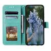 For Motorola Edge 60 Pro 5G Stand Case Imprinted Totem PU Leather Wallet Phone Cover with Wrist Strap