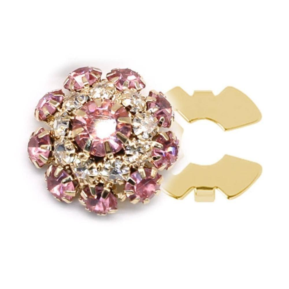 2PCS Rhinestone Rhinestone Button Cover DIY Accessories Alloy Cufflinks Button Cover Shirt Button Box