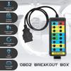 CMTOOL OBD2 Разветвитель с LED-индикатором, Профессиональный 16-контактный OBD-разветвитель, Автомобильный диагностический инструмент для электрических систем, Портативное тестирование