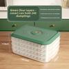 Multilayer Dumpling Storage Container, Stackable Freezer Tray, Airtight Food Organizer for Kitchen