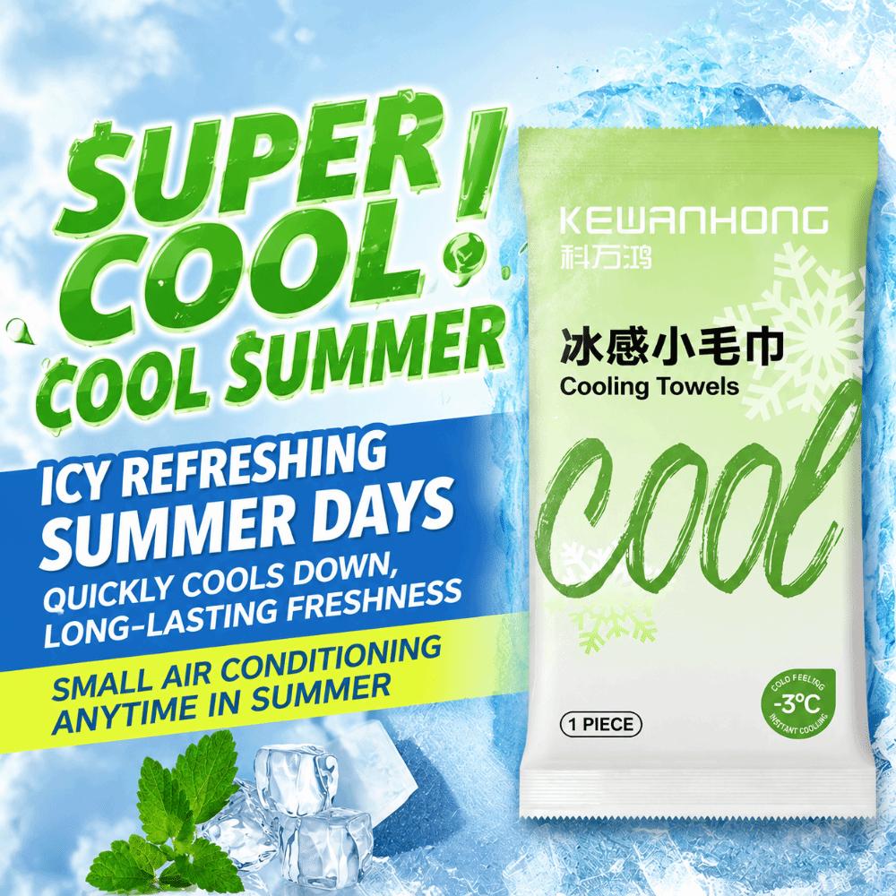 Disposable Summer Cooling Towel Heat Relief Ice Towel Instant Cooling Wipes Towel Sports Outdoor