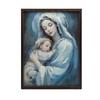 Harmonia Niebieskiej Miłości: Maryja Z Jezusem Harmonia Niebieskiej Miłości: Maryja Z Jezusem, 30X40 Cm, Rama Aluminiowa Czarna, Papier Matowy 230 Gsm