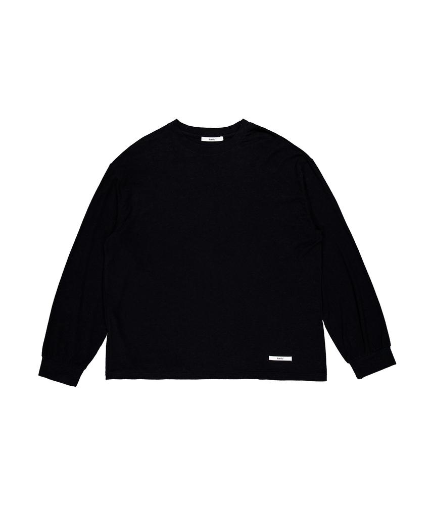 FRANTICSERVICE Slouch Crew Neck Long Sleeve - Black
