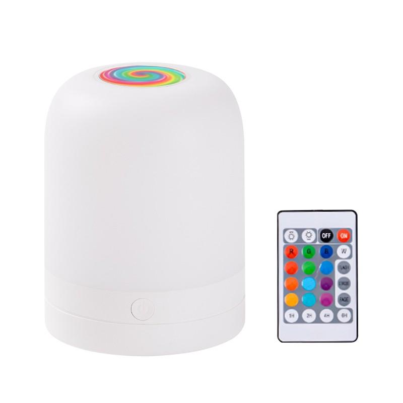 Сенсорные прикроватные лампы с регулируемой яркостью, беспроводной атмосферный светильник с пультом дистанционного управления, регулируемый по цвету перезаряжаемый ночник для спальни