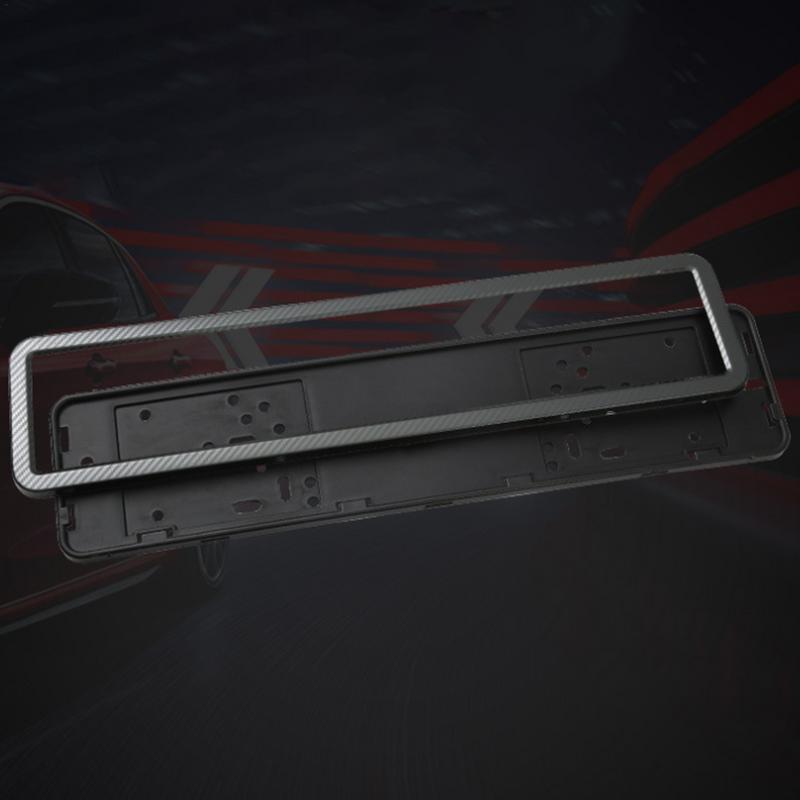 Рамка для европейского номерного знака автомобиля, держатель для автомобильного номерного знака, стильный кронштейн для номерного знака из нержавеющей стали, автомобильные аксессуары