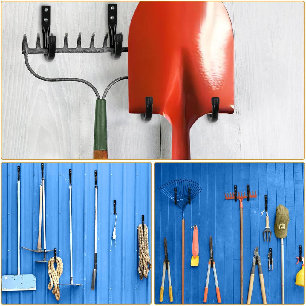 Настенные крючки для хранения инструментов в гараже в форме буквы U