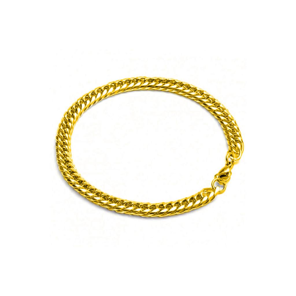 Браслет унисекс из кубинского серебра из стали