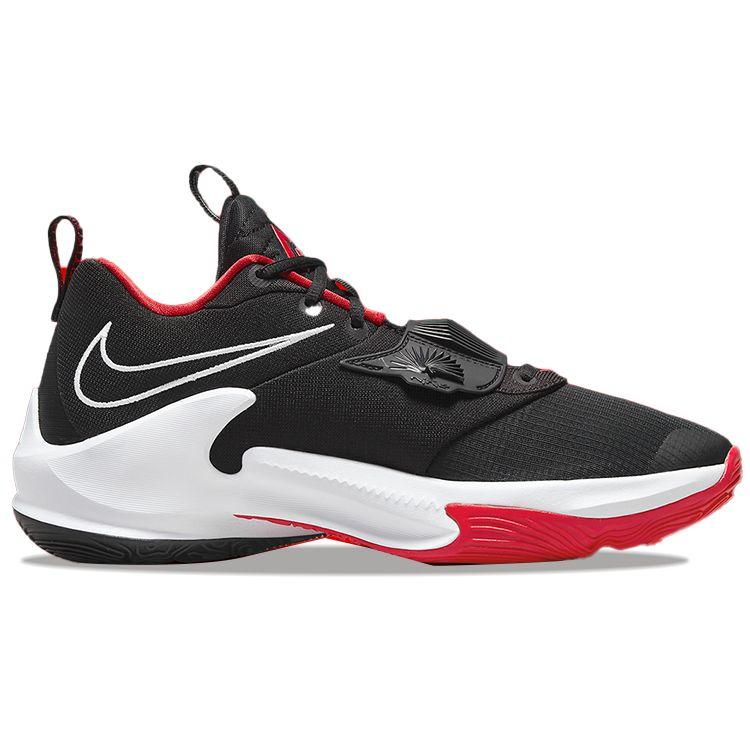 Nike Кроссовки мужские Zoom Freak 3 Bred Черный Университетский Красный Белый DA0694-003