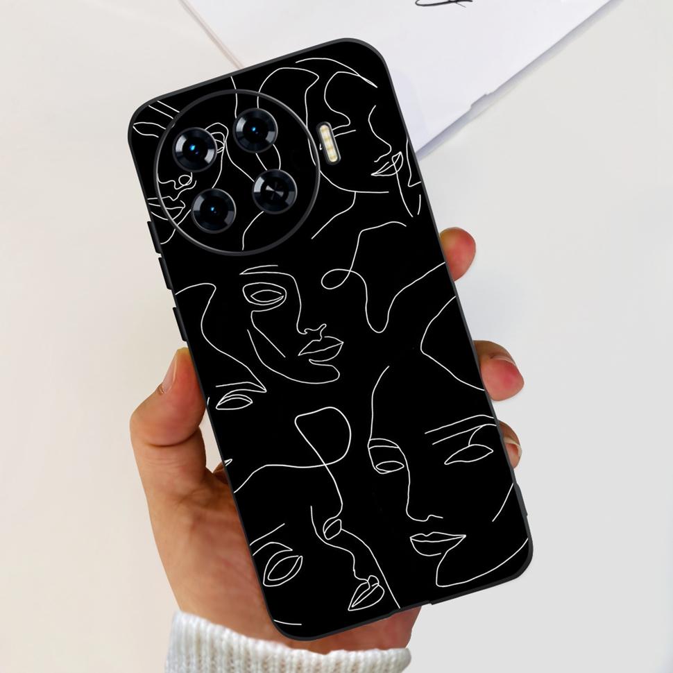 For Tecno Spark 20 Pro Plus Casing Cute Painted Cover KJ7 Soft Silicone TPU Phone Case For Spark20 Spark 20 Pro+ Bumper 6.78"