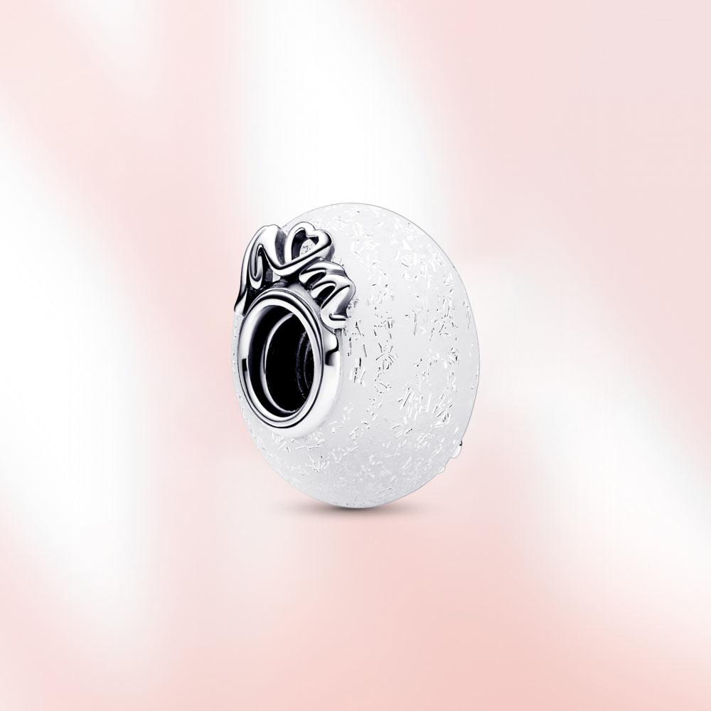 Новый шарм S925 из стерлингового серебра с сердцем из бисера, подвеска для мамы, подходит для оригинального браслета, женские модные украшения, подарок для любви