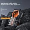 2025 K07 Прозрачный Bluetooth 5.0 динамик беспроводной небольшой стальной пушки RGB подсветка ритм TWS сабвуфер мини креативный динамик