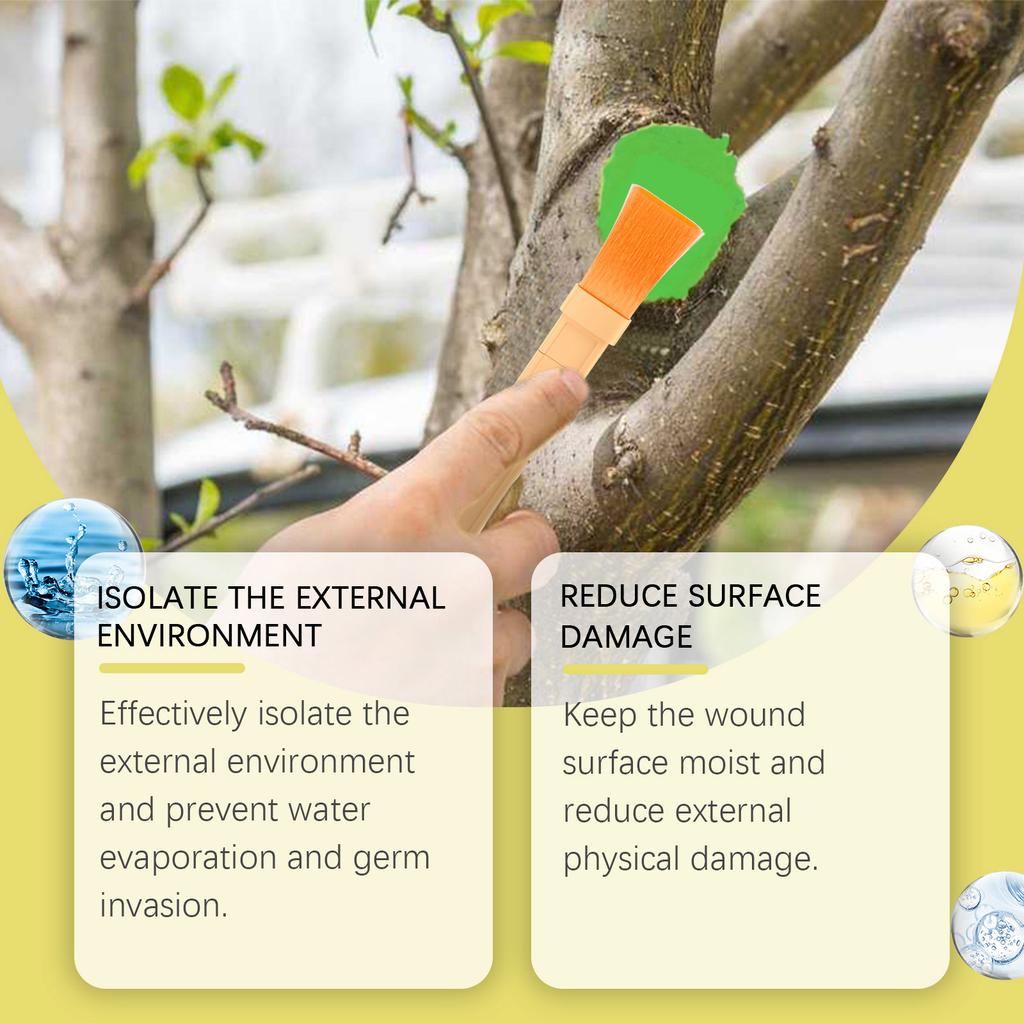 Средство для заживления ран деревьев, Средство для заживления ран после обрезки деревьев, Повязка для ран деревьев с кисточкой, Мазь для срезов бонсай, Средство для заживления ран после обрезки бонсай