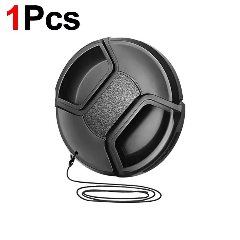 1-5 шт. Универсальная крышка для объектива камеры с ремешком для Canon Nikon Sony Fuji Olympus Зеркальные камеры Объективы Чехол 49/52/55/58/62 мм