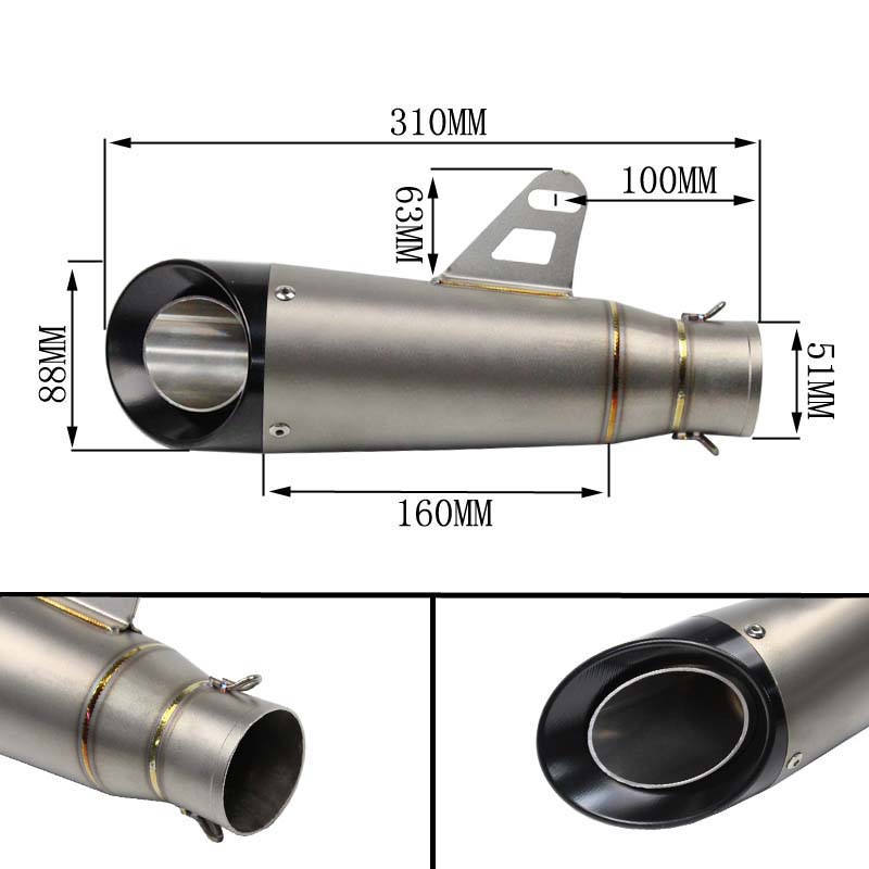 For Yamaha MT09 Tracer 900 2014 - 2020 Motorcycle Full System Exhaust Muffler Tube Header Front Connect Pipe Stainless Steel