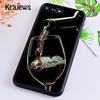 Krajews 1004 Vintage Wine Pattern Phone Case Cover For iPhone 17 Air 16 15 14 plus 11 12 pro max coque Fundas