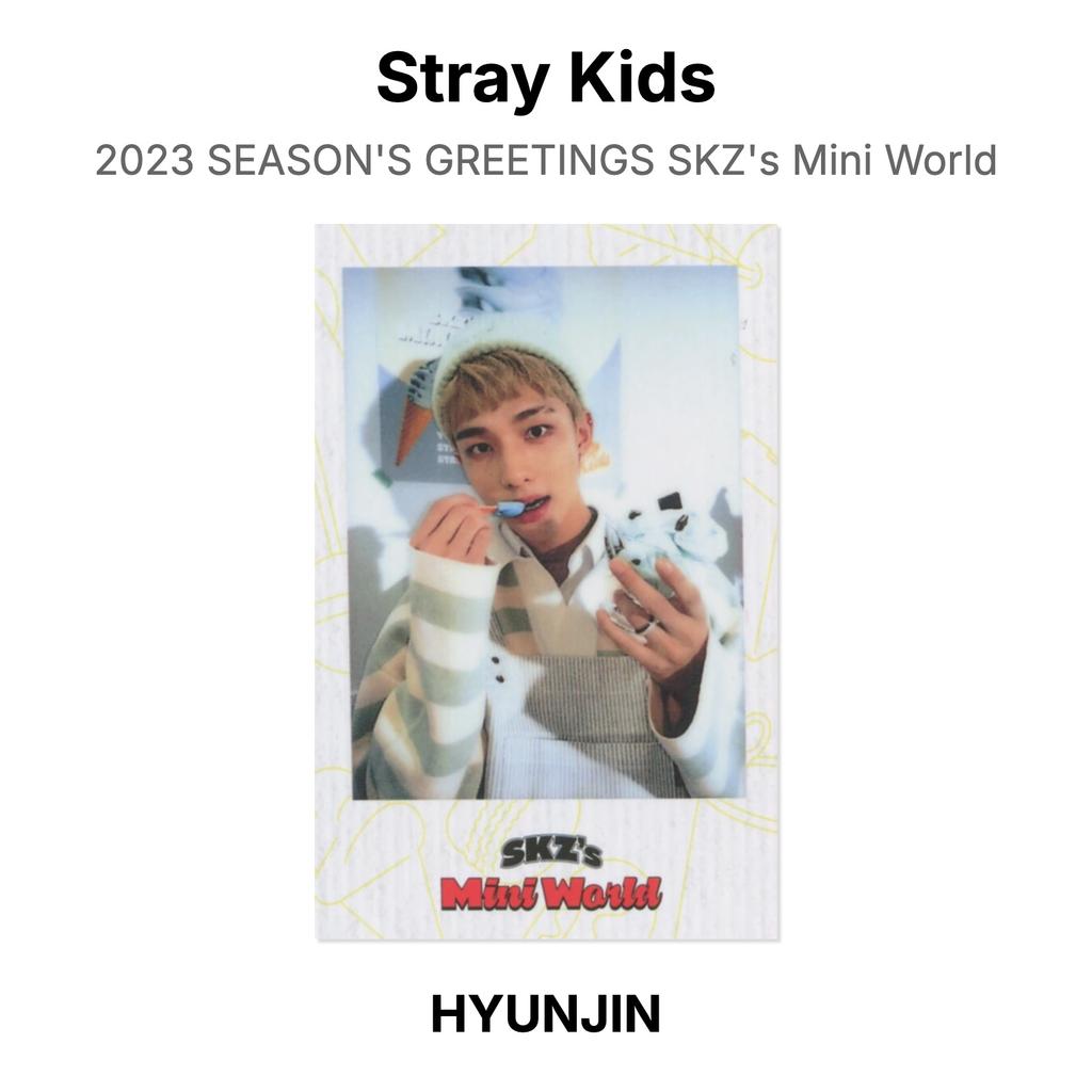 Stray Kids Поздравления с сезоном 2023 года Мини-мир SKZ Официальная фотокарточка