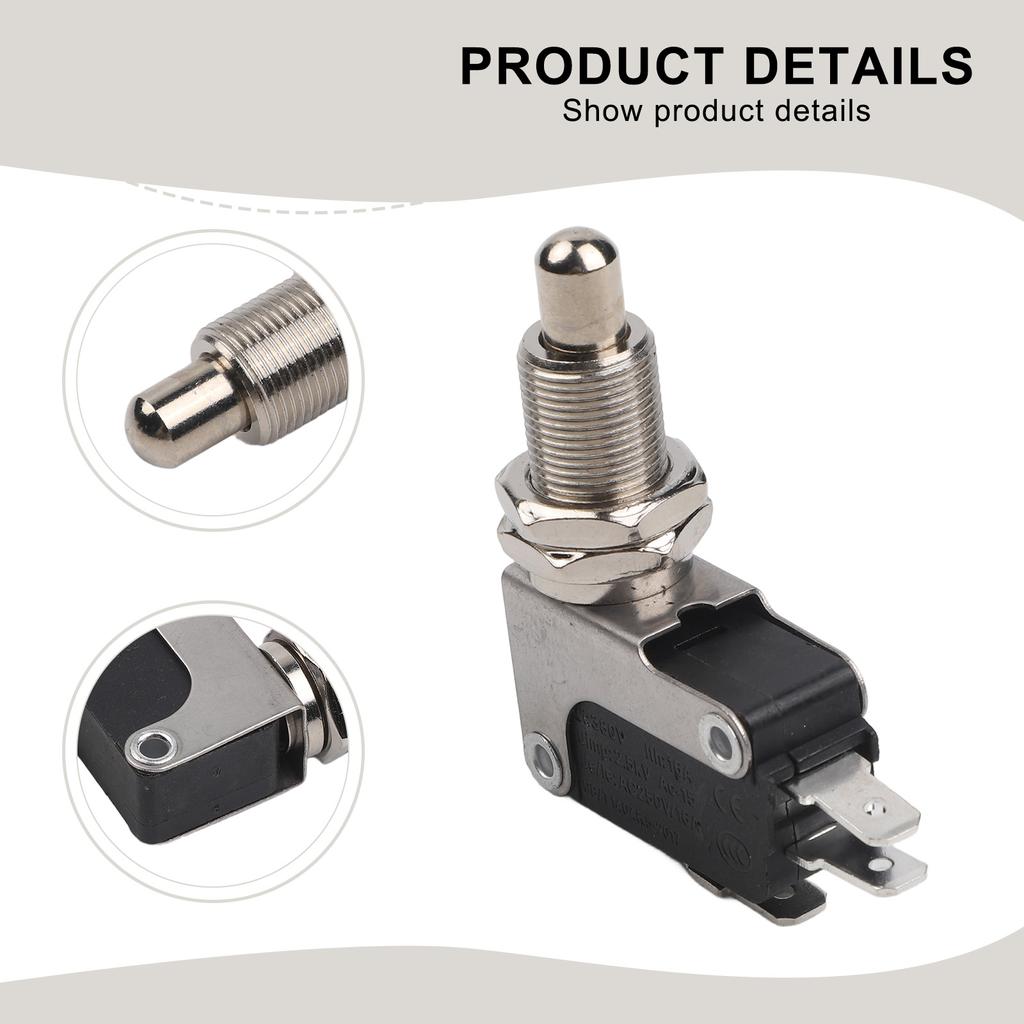 For Safety Detection Silver Panel Limit Switch Precise Point Action Mechanism Industrial Control Panel Mountable