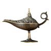 Aladdin's Lamp Incense Burner - Retro Cloud Pattern, Agarwood, Sandalwood, Indoor Ornament.