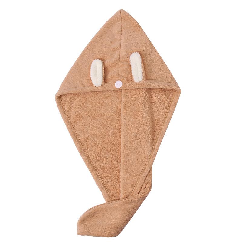 Hair Towel Wrap Fast Dry Hair Towel Super Absorbent Microfiber Coral Velvet Hair Drying Towel Quick Dry Hair Turban