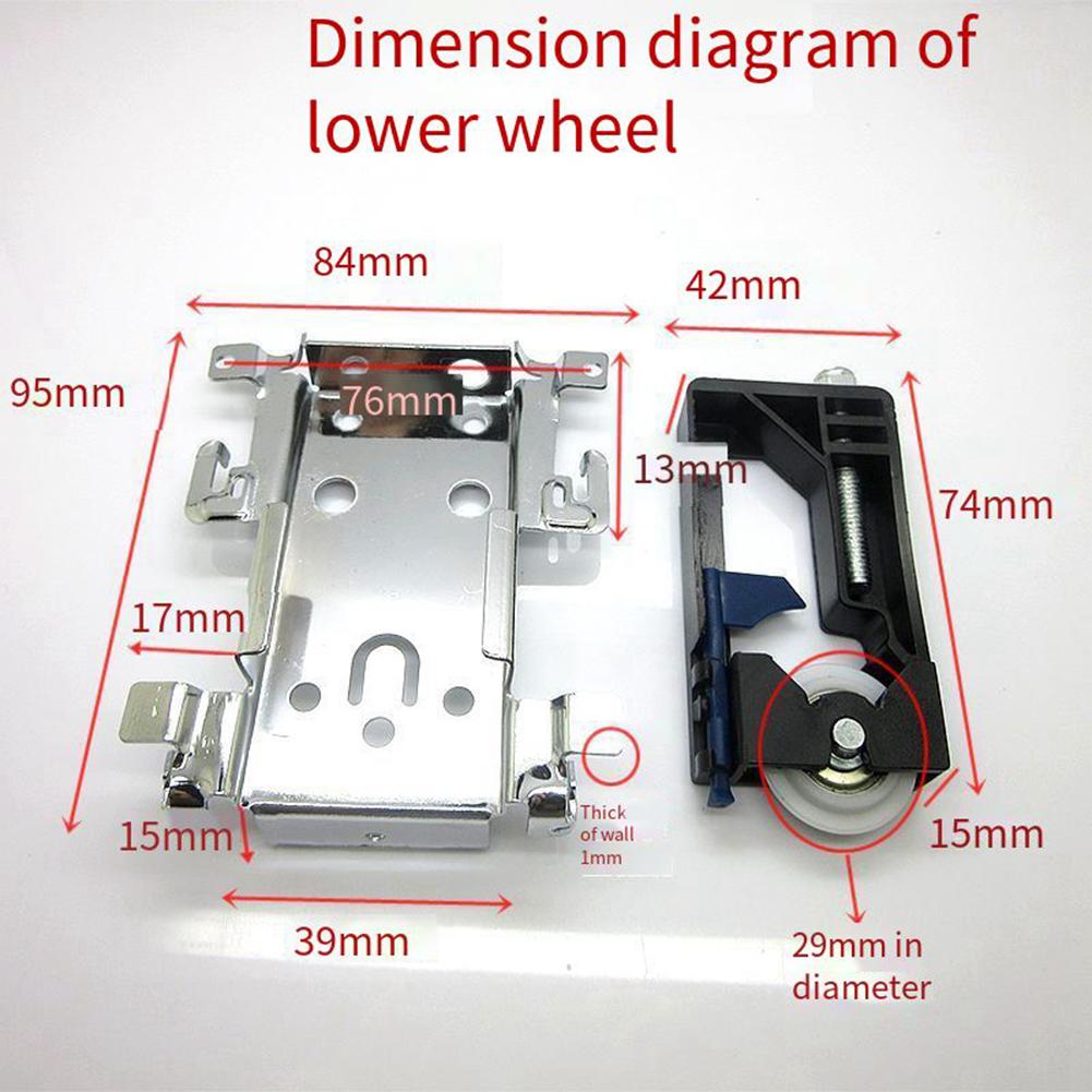 Роликовый роликовый ролик для раздвижной двери шкафа-купе, нижний роликовый ролик для раздвижной двери, нижнее колесо, роликовый роликовый ролик, дверная фурнитура