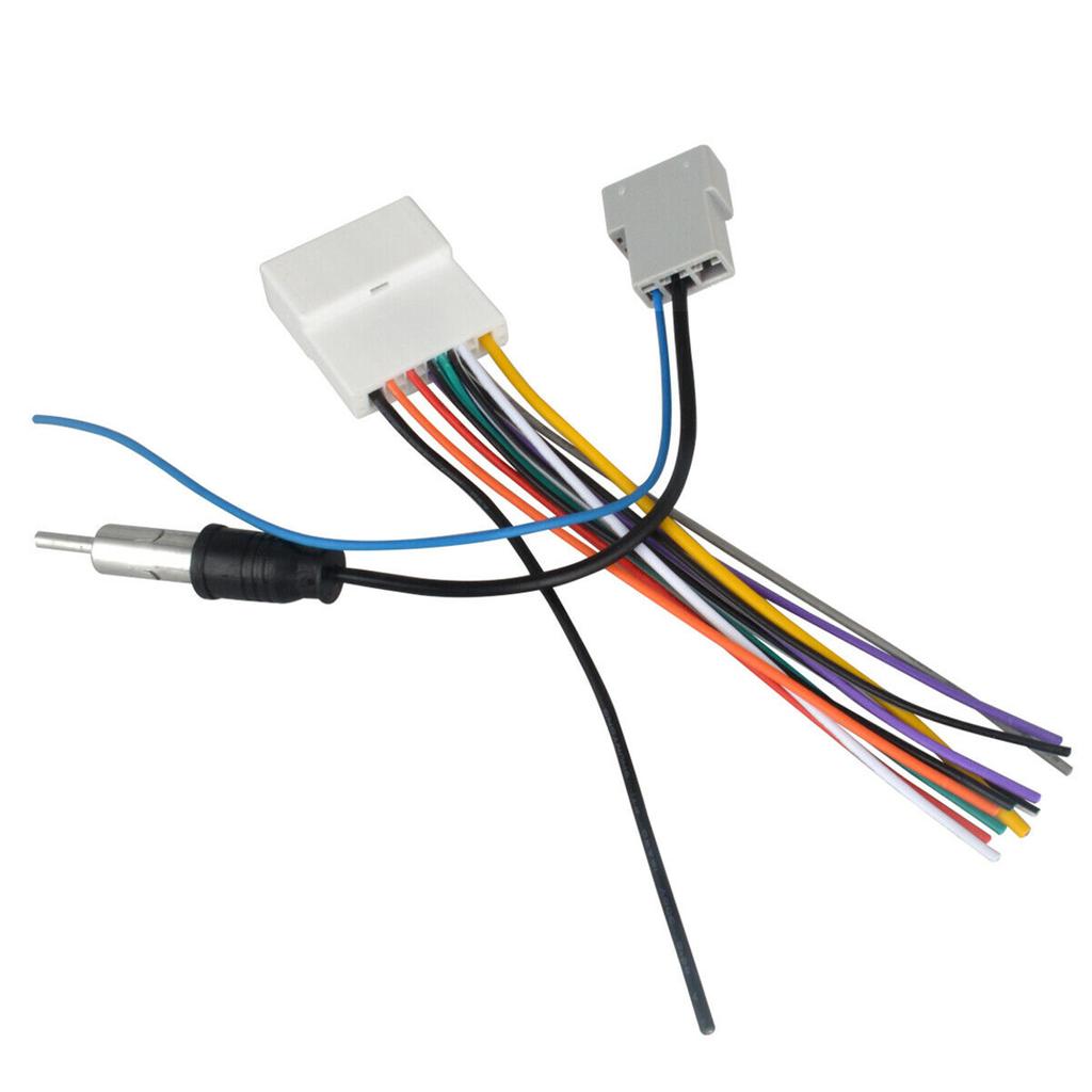 Auto Car Radio Audio 20Pin Wiring Harness Adapter for 70-7552 Cube Frontier Versa Audio Stereo Wire Connector Plug Cable