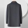 Winter Suit Wool Coat Double-sided Men's Middle-aged and Young Leisure Business Medium and Long Coat