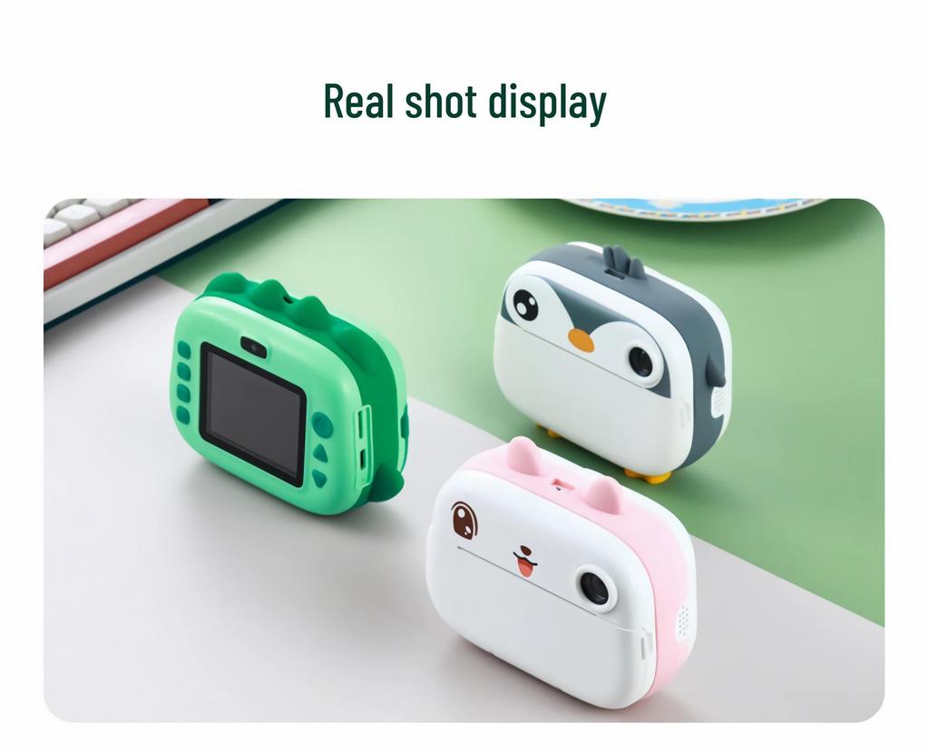 Children's Instant Camera with Dual HD Lenses and 2.4" LCD Screen