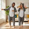 Onesie Kigurumi Pajamas Costume Disguise Gray Shark : 175-185Cm