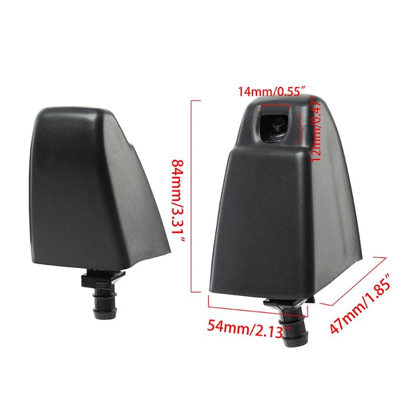 2 шт., насадка для омывателя фар автомобиля, черный привод струи воды для фар 85044-60060 для Toyota LAND CRUISER 100 1998 1999-2007