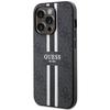 Etui do iPhone 14 Pro Max Guess 4G Printed Stripes MagSafe Czarny