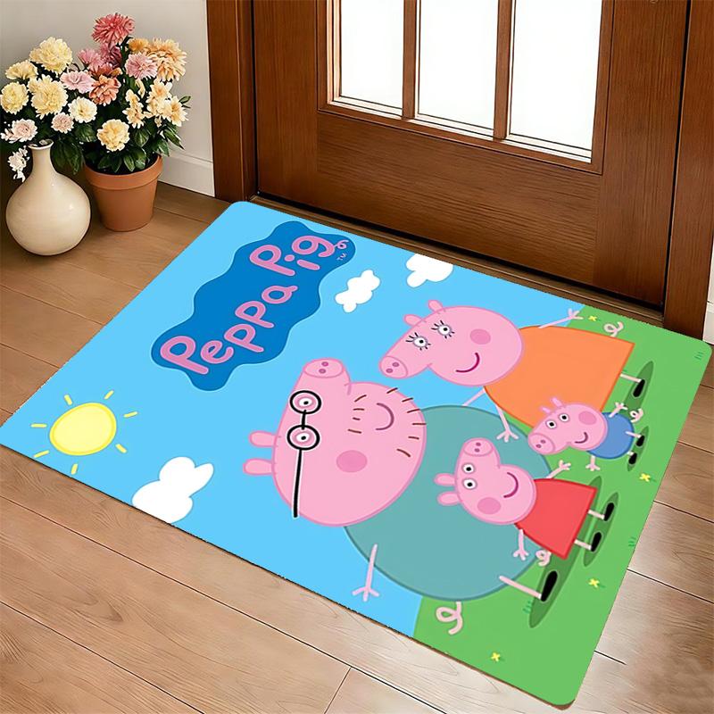 Peppa Pig Living Room Nonslip Area Rug Soft Carpet For Bedroom Game Playroom Sofa Office Home Decor Doormat Christmas Gift C926375