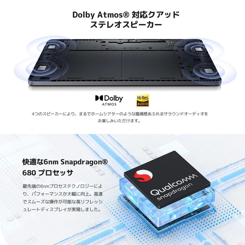 Xiaomi Redmi Pad SE Global Version Japanese Compatible Full Display Million Colors 90Hz Refresh Rate 8000mAh Large Capacity MicroSD Card Expandable Up