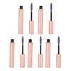 5PCS Empty Mascara Tube Rose Gold Metal Shell Soft Brush Portable Eyelash Container for Make Up