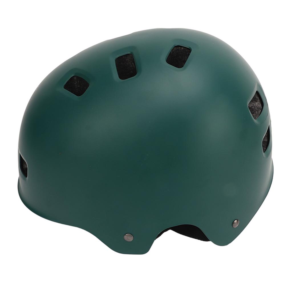 Cycling Helmet Safety Helmet Ventilation Adjustable Adults Helmets for Skating Riding Teenagers Green M
