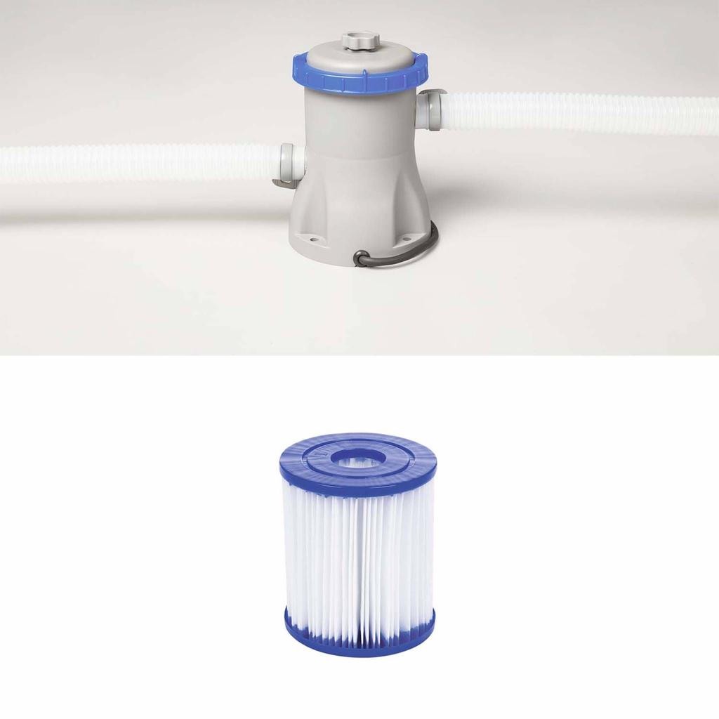 Набор наземного самонесущего бассейна BESTWAY - Marine Fast - 305 x 76 см - Круглый (Livrée с помпой для фильтрации)