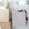 72L Freestanding Laundry Hamper Collapsible Large Clothes Basket with Easy Carry Extended Handles for Clothes Toys Grey