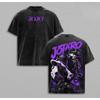 Горячая Аниме JoJo's Bizarre Adventure Кудзё Джотаро Одежда Мужчины Женщины Футболки Стиранный Хлопок Футболка Ретро Футболка Харадзюку Футболка