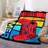 1PC Game Elements printed blanket, all season lightweight home office outdoor nap multifunctional blanket A6