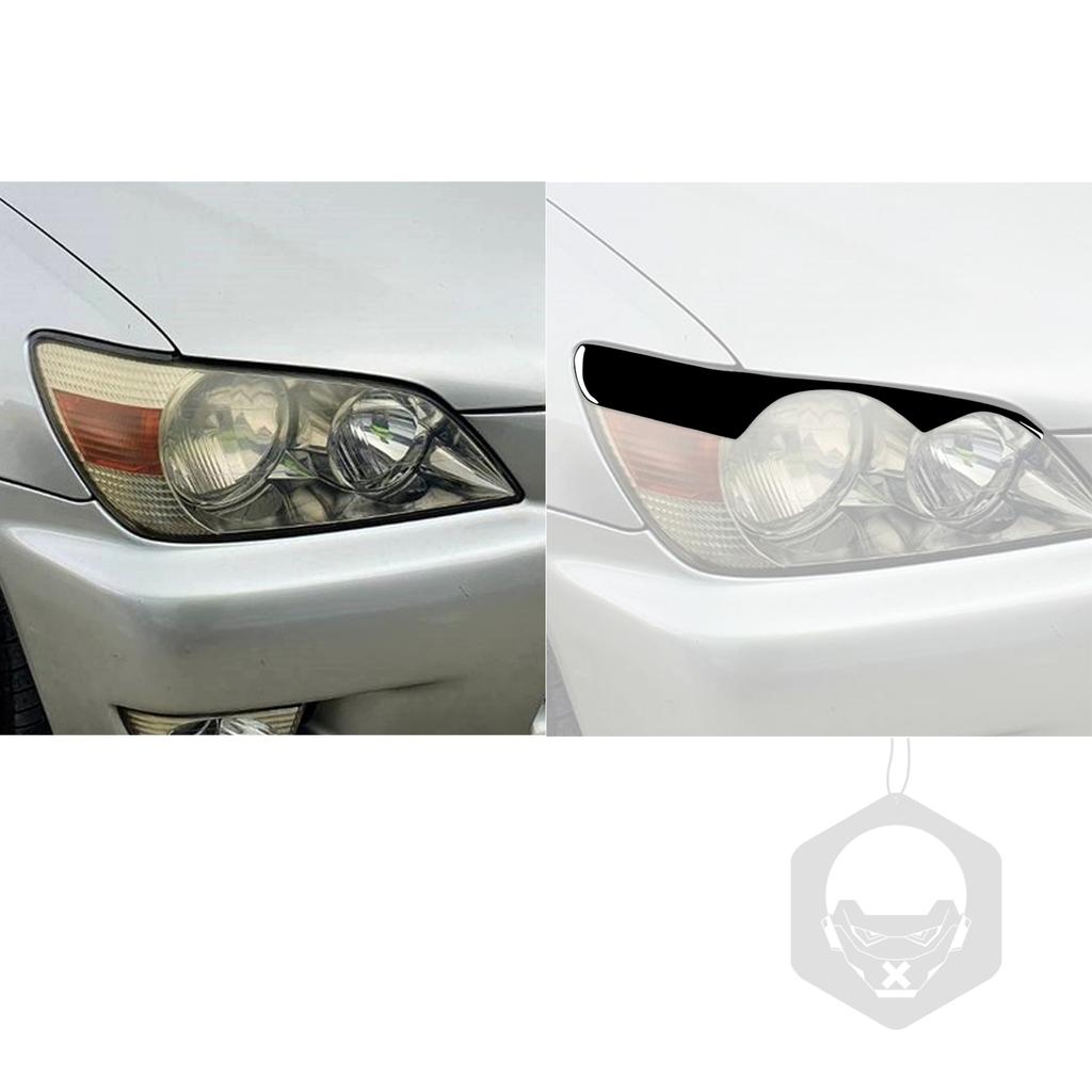 Для Lexus IS300 IS200 RS200 Altezza 1998-2005 аксессуары черный пластиковый задний фонарь наклейка для отделки бровей