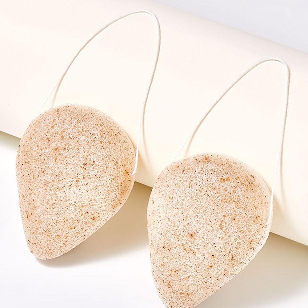 Natural Exfoliating Face Wash Cleansing Puff Flutter Tool Facial Cosmetic Sponge Remover Sponge D3Z5