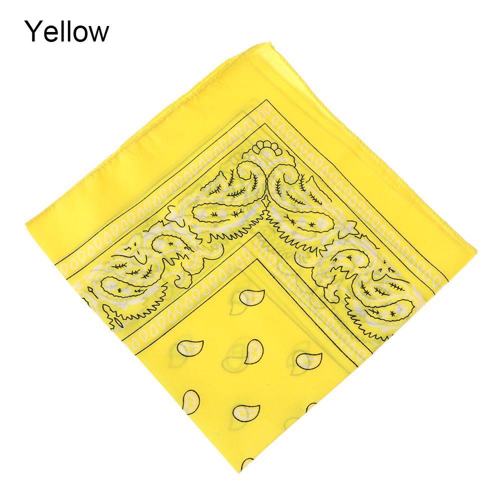 Women Fashion Neck Scarf Headwear Wristband Hair Band Printed Square Scarves Paisley Bandana