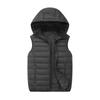 Autumn and Winter White Duck Down Light Down Jacket Large Size Hooded Vest Down Vest Jacket