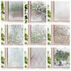 3D Translucent Rainbow Window Privacy Film Stained Glass Vinyl Static Cling Adhesive Film Heat Control Window Stickers for Home