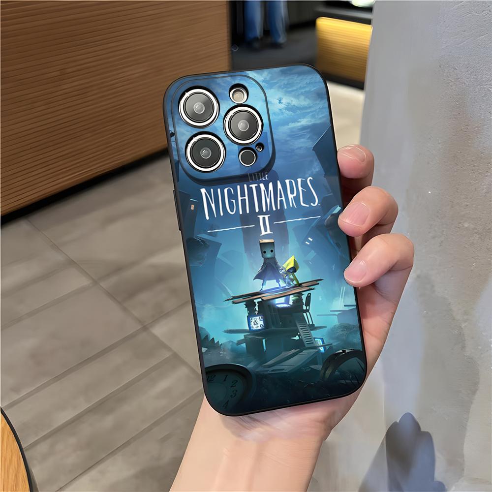 Чехол для телефона L-Little Nightmares Для IPhone 17 Pro Max 15 Pro 16 14 Plus 12 13 Mini 11 Pro Ударопрочный Мягкий Чехол