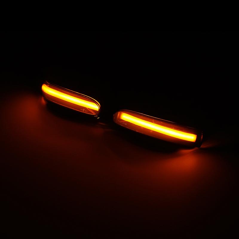 Рифмованный 2 шт. динамический индикатор мигалка светодиодный указатель поворота боковое зеркало свет для Mercedes Benz C Class W203 W211 S203 CL203